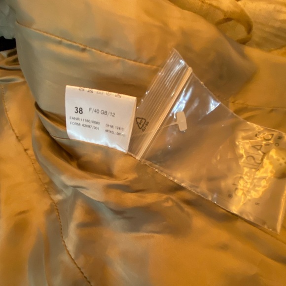 NWOT Vintage Basler Gold Patterned Jacket Size 38/Medium - Picture 8 of 9